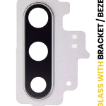 Samsung Galaxy Note 10 (Aura Glow / Gümüş) İçin Braket / Çerçeve Uyumlu Arka Kamera Lensi