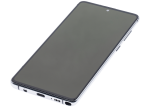 Samsung Galaxy Note 10 Lite İle Uyumlu Çerçeveli ekran oled Ekranı  (Aftermarket Plus) (Aura Glow / Gümüş) - Görsel 5