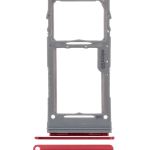 Samsung Galaxy Note 10 Lite İle Uyumlu Tek Sim Kart Tepsisi (Aura Red)