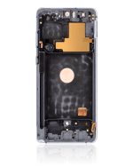 Samsung Galaxy Note 10 Lite Orijinal (Aura Glow / Gümüş) İçin Çerçeveli ekran Orijinal Ekranı - Görsel 2