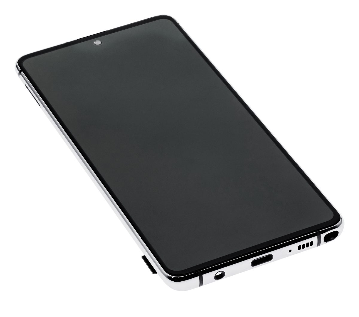 Samsung Galaxy Note 10 Lite Orijinal (Aura Glow / Gümüş) İçin Çerçeveli ekran Orijinal Ekranı - Görsel 4