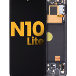 Samsung Galaxy Note 10 Lite Orijinal (Aura Siyah) İçin Çerçeveli ekran Orijinal Ekranı Uyumlu