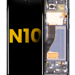 Samsung Galaxy Note 10 Orijinal (Aura Siyah) İçin Çerçeveli ekran Orijinal Ekranı Uyumlu