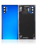 Samsung Galaxy Note 10 Plus 5G Arka Kapak Camı Kamera Lensli  (Aura Mavisi) - Görsel 2