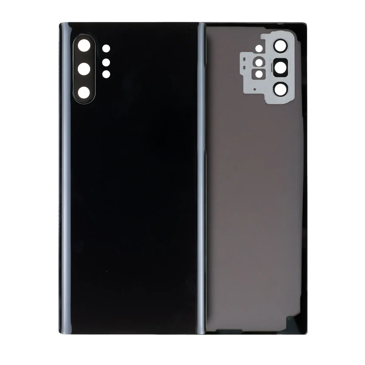 Samsung Galaxy Note 10 Plus 5G Arka Kapak Camı Kamera Lensli  (Aura Siyah) - Görsel 2