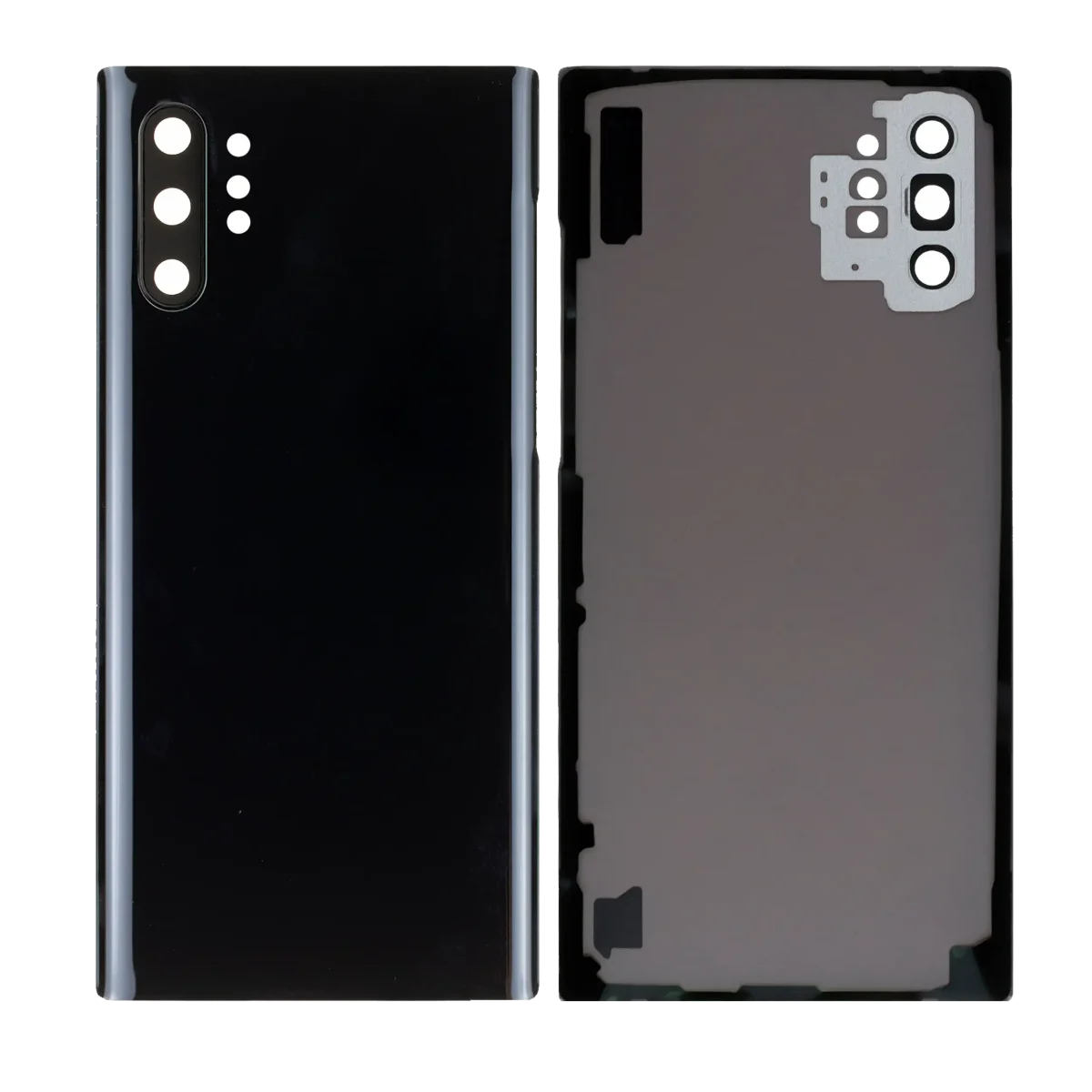 Samsung Galaxy Note 10 Plus 5G Arka Kapak Camı Kamera Lensli  (Aura Siyah) - Görsel 5