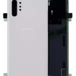 Samsung Galaxy Note 10 Plus 5G Arka Kapak Camı Kamera Lensli (Servis Paketi) (Aura Beyazı)