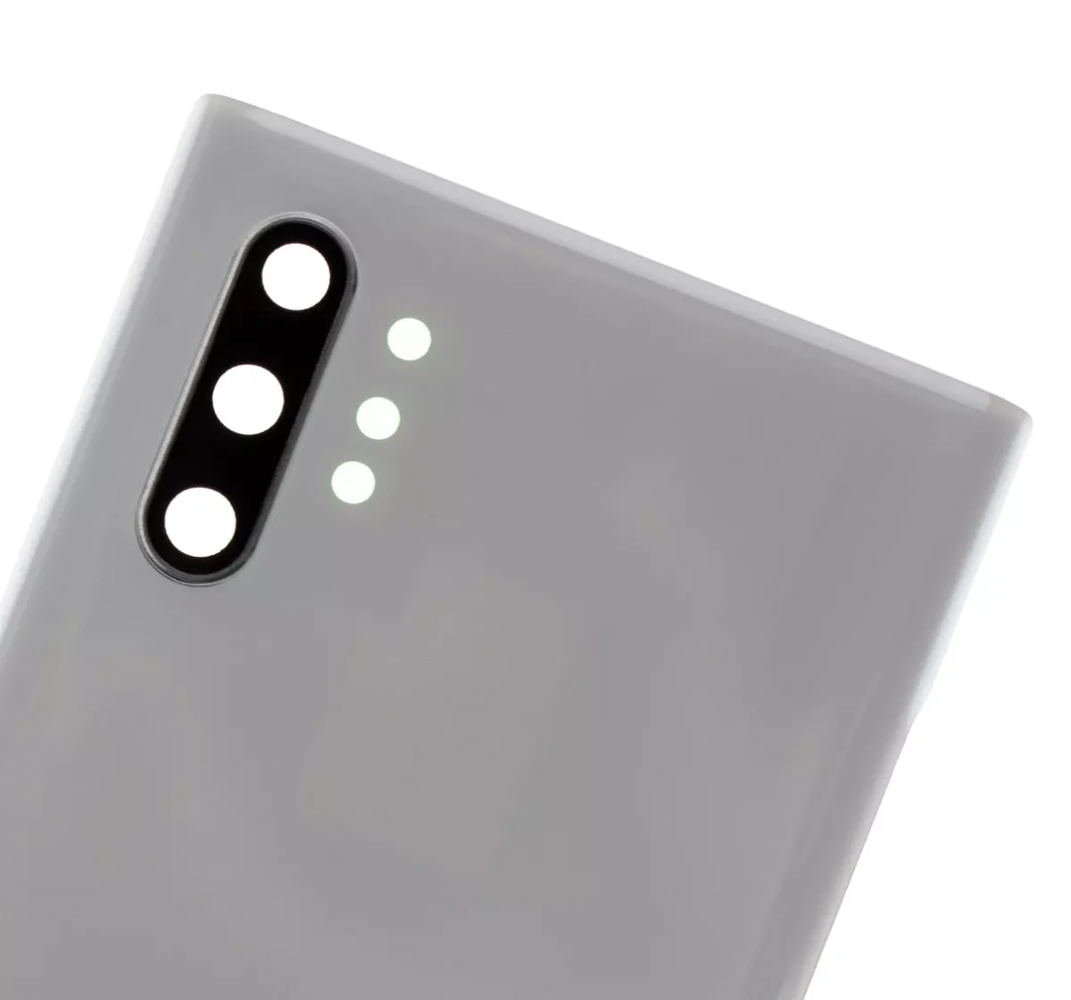 Samsung Galaxy Note 10 Plus 5G Arka Kapak Camı Kamera Lensli (Servis Paketi) (Aura Beyazı) - Görsel 5