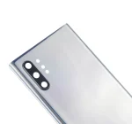 Samsung Galaxy Note 10 Plus 5G Arka Kapak Camı Kamera Lensli (Servis Paketi) (Aura Glow / Gümüş) - Görsel 2