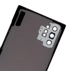 Samsung Galaxy Note 10 Plus 5G Arka Kapak Camı Kamera Lensli (Servis Paketi) (Aura Glow / Gümüş) - Görsel 6