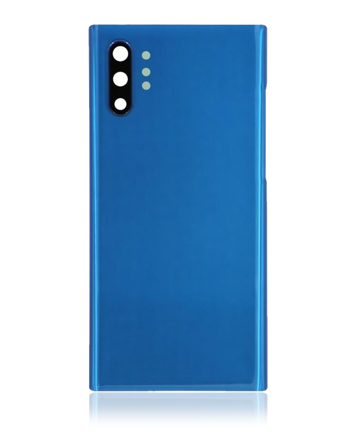 Samsung Galaxy Note 10 Plus 5G Arka Kapak Camı Kamera Lensli (Servis Paketi) (Aura Mavisi) - Görsel 2