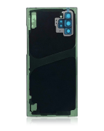 Samsung Galaxy Note 10 Plus 5G Arka Kapak Camı Kamera Lensli (Servis Paketi) (Aura Mavisi) - Görsel 3
