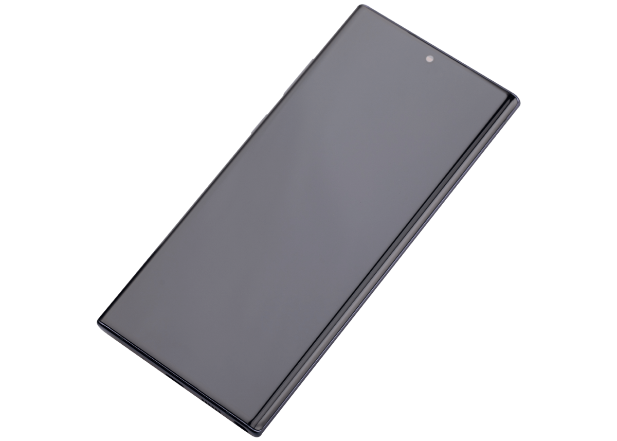 Samsung Galaxy Note 10 Plus 5G İçin Çerçeveli ekran oled Ekranı (Aftermarket Plus) (Aura Siyah) - Görsel 5