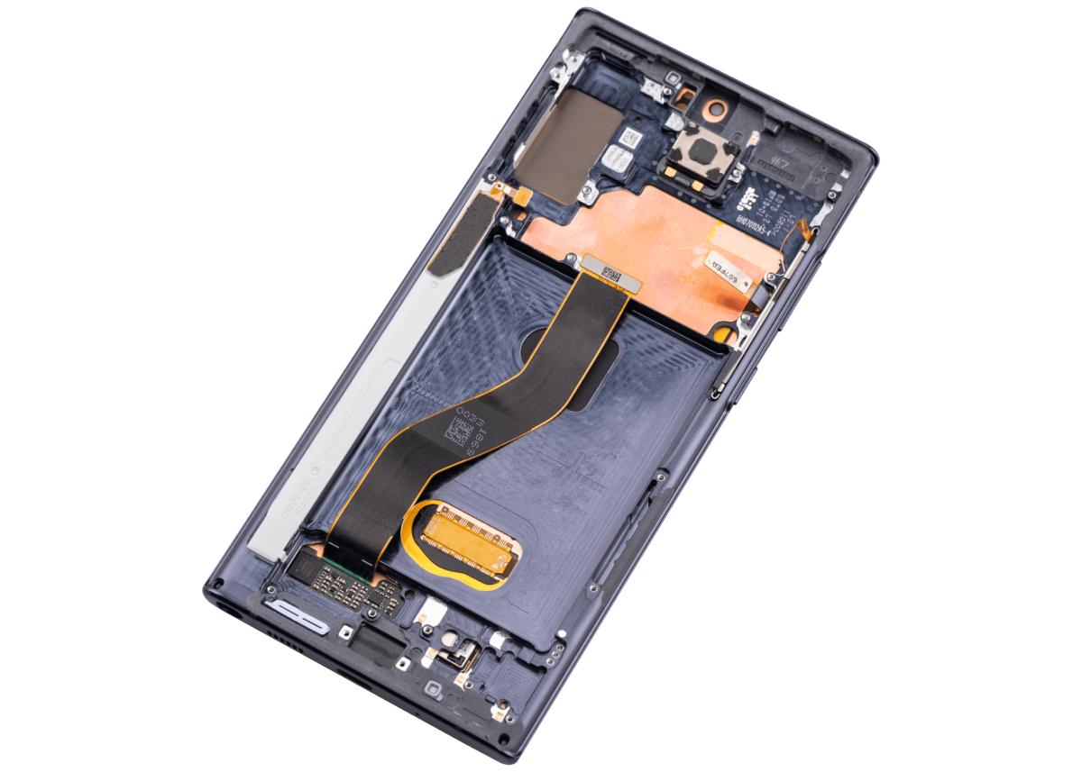 Samsung Galaxy Note 10 Plus 5G İçin Çerçeveli ekran oled Ekranı (Aftermarket Plus) (Aura Siyah) - Görsel 6