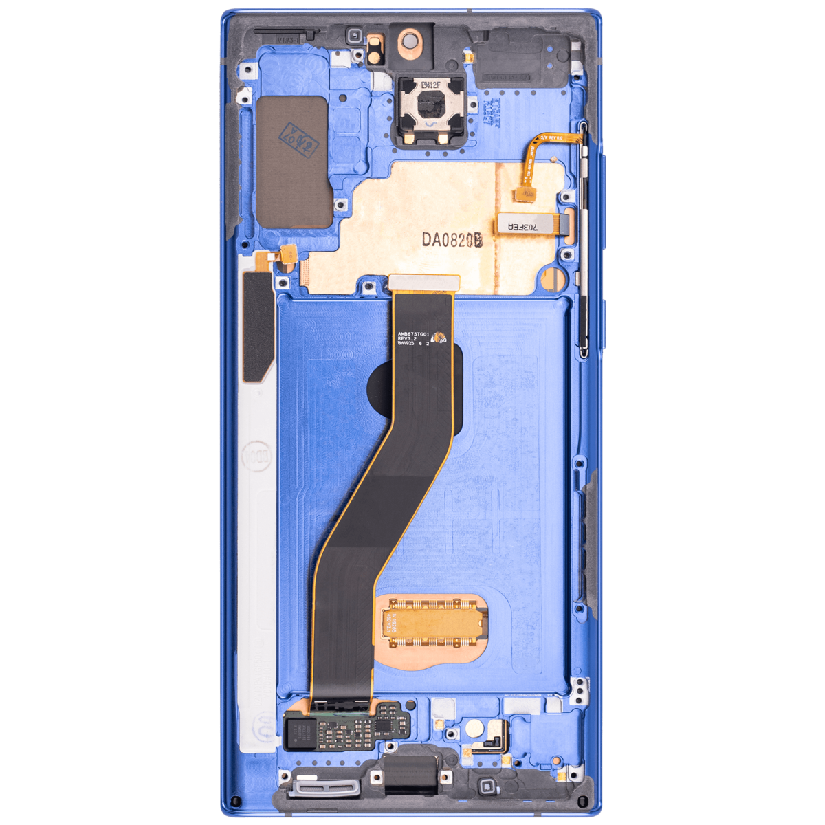 Samsung Galaxy Note 10 Plus 5G İçin Çerçeveli ekran oled Ekranı (Aftermarket Plus) (Mavi) - Görsel 4