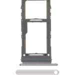 Samsung Galaxy Note 10 Plus 5G İle Uyumlu Tek Sim Kart Tepsisi (Aura Glow / Gümüş)