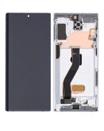 Samsung Galaxy Note 10 Plus / 5G Orijinal (Aura Beyazı) İçin Çerçeveli ekran Orijinal Ekranı - Görsel 2