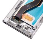 Samsung Galaxy Note 10 Plus / 5G Orijinal (Aura Glow / Gümüş) İçin Çerçeveli ekran Orijinal Ekranı - Görsel 6