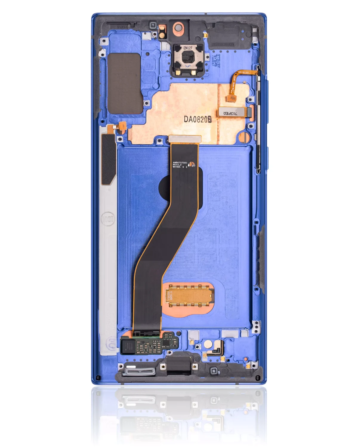 Samsung Galaxy Note 10 Plus / 5G (Service Pack) (Aura Blue) İçin Çerçeveli ekran Orijinal Ekranı Uyumlu - Görsel 3