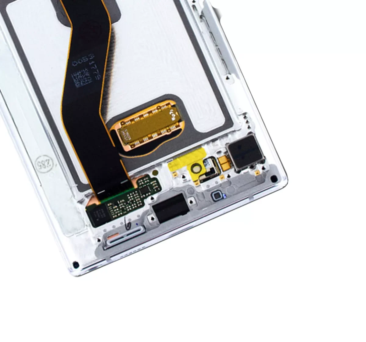 Samsung Galaxy Note 10 (Service Pack) (Aura Beyaz) İçin Çerçeveli ekran Orijinal Ekranı Uyumlu - Görsel 2