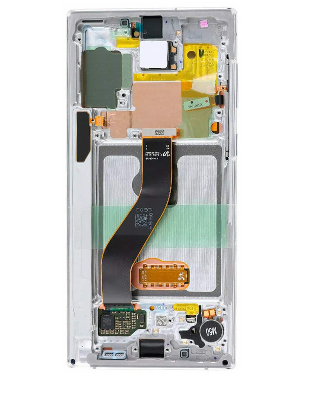 Samsung Galaxy Note 10 (Service Pack) (Aura Beyaz) İçin Çerçeveli ekran Orijinal Ekranı Uyumlu - Görsel 5