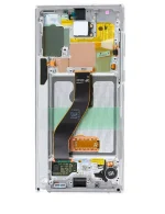 Samsung Galaxy Note 10 (Service Pack) (Aura Beyaz) İçin Çerçeveli ekran Orijinal Ekranı Uyumlu - Görsel 5