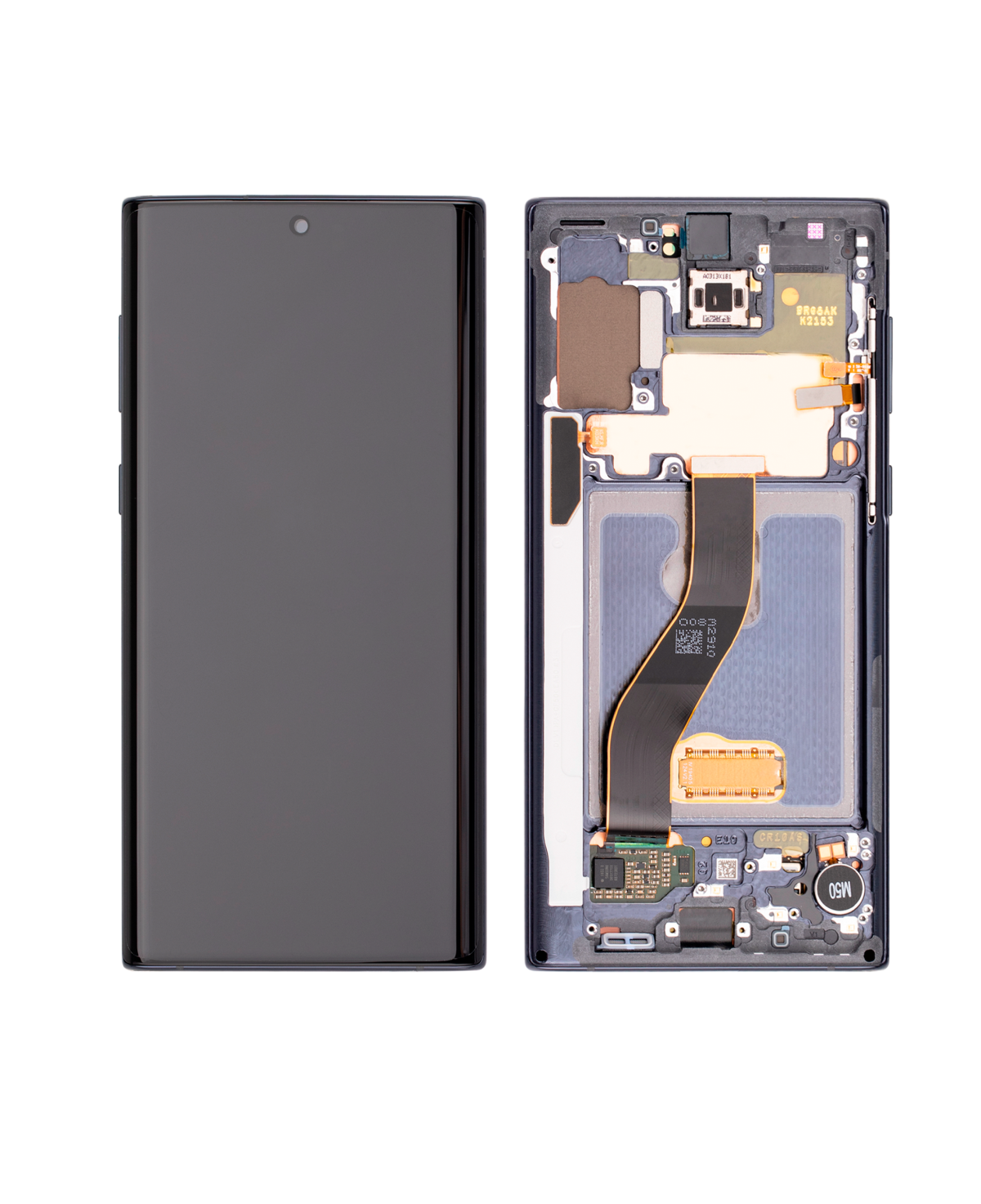 Samsung Galaxy Note 10 (Service Pack) (Aura Siyah) İçin Çerçeveli ekran Orijinal Ekranı Uyumlu - Görsel 2