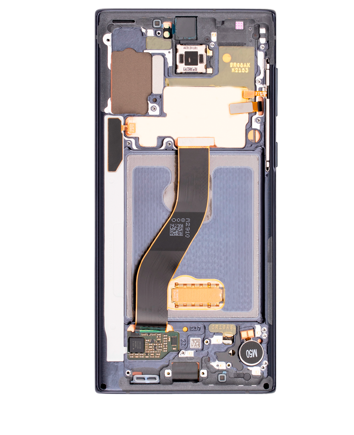 Samsung Galaxy Note 10 (Service Pack) (Aura Siyah) İçin Çerçeveli ekran Orijinal Ekranı Uyumlu - Görsel 4