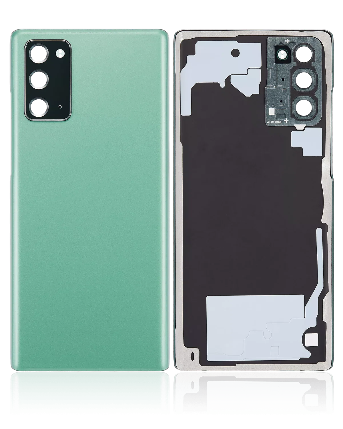 Samsung Galaxy Note 20 5G Arka Kapak Camı Kamera Lensli  (Gizemli Yeşil) İle Uyumlu - Görsel 2