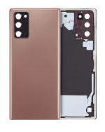 Samsung Galaxy Note 20 5G Arka Kapak Camı Kamera Lensli  (Mystic Bronze)