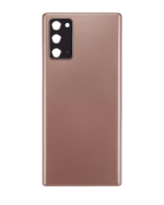 Samsung Galaxy Note 20 5G Arka Kapak Camı Kamera Lensli  (Mystic Bronze) - Görsel 5