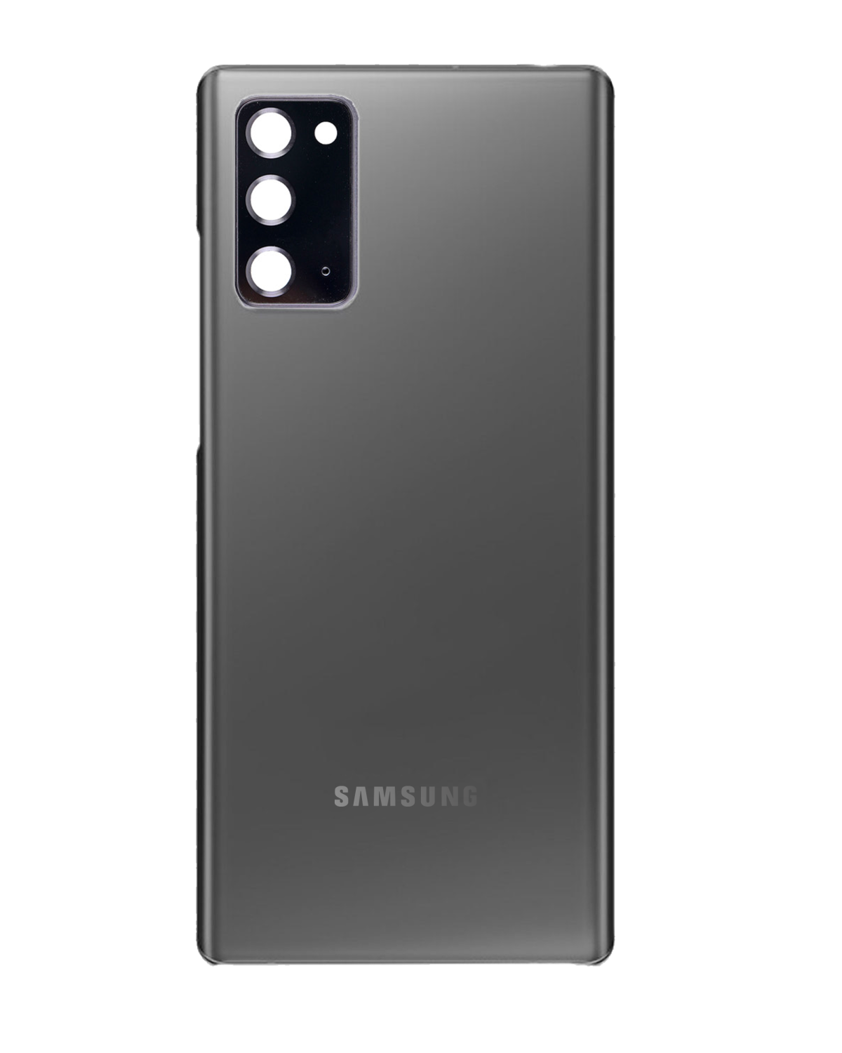 Samsung Galaxy Note 20 5G Arka Kapak Camı Kamera Lensli (Servis Paketi) (Gizemli Gri) - Görsel 2