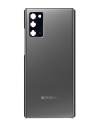 Samsung Galaxy Note 20 5G Arka Kapak Camı Kamera Lensli (Servis Paketi) (Gizemli Gri) - Görsel 2