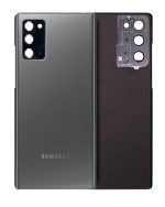 Samsung Galaxy Note 20 5G Arka Kapak Camı Kamera Lensli (Servis Paketi) (Gizemli Gri) - Görsel 3