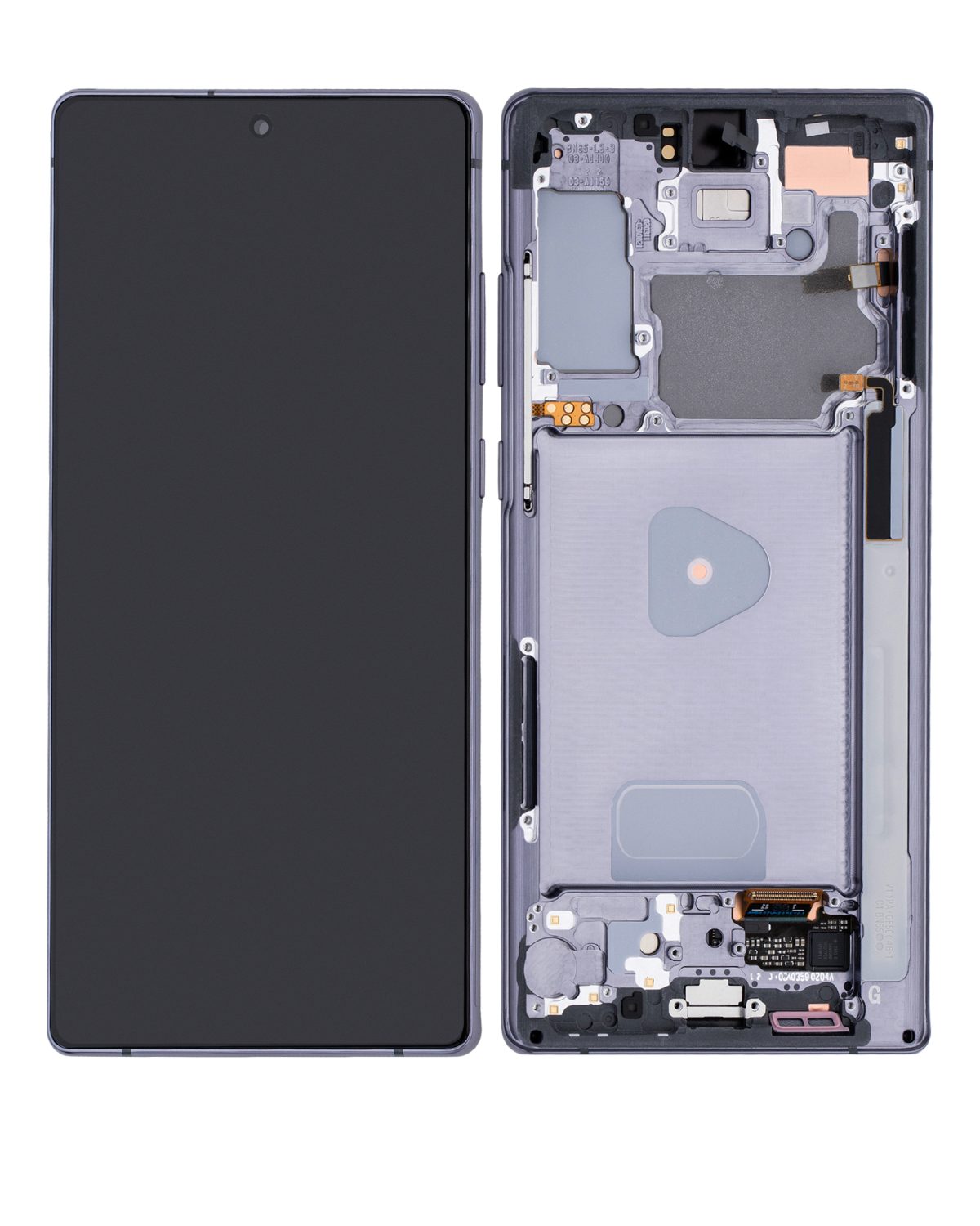 Samsung Galaxy Note 20 5G Orijinal (Gizemli Gri) İçin Çerçeveli ekran Orijinal Ekranı - Görsel 2