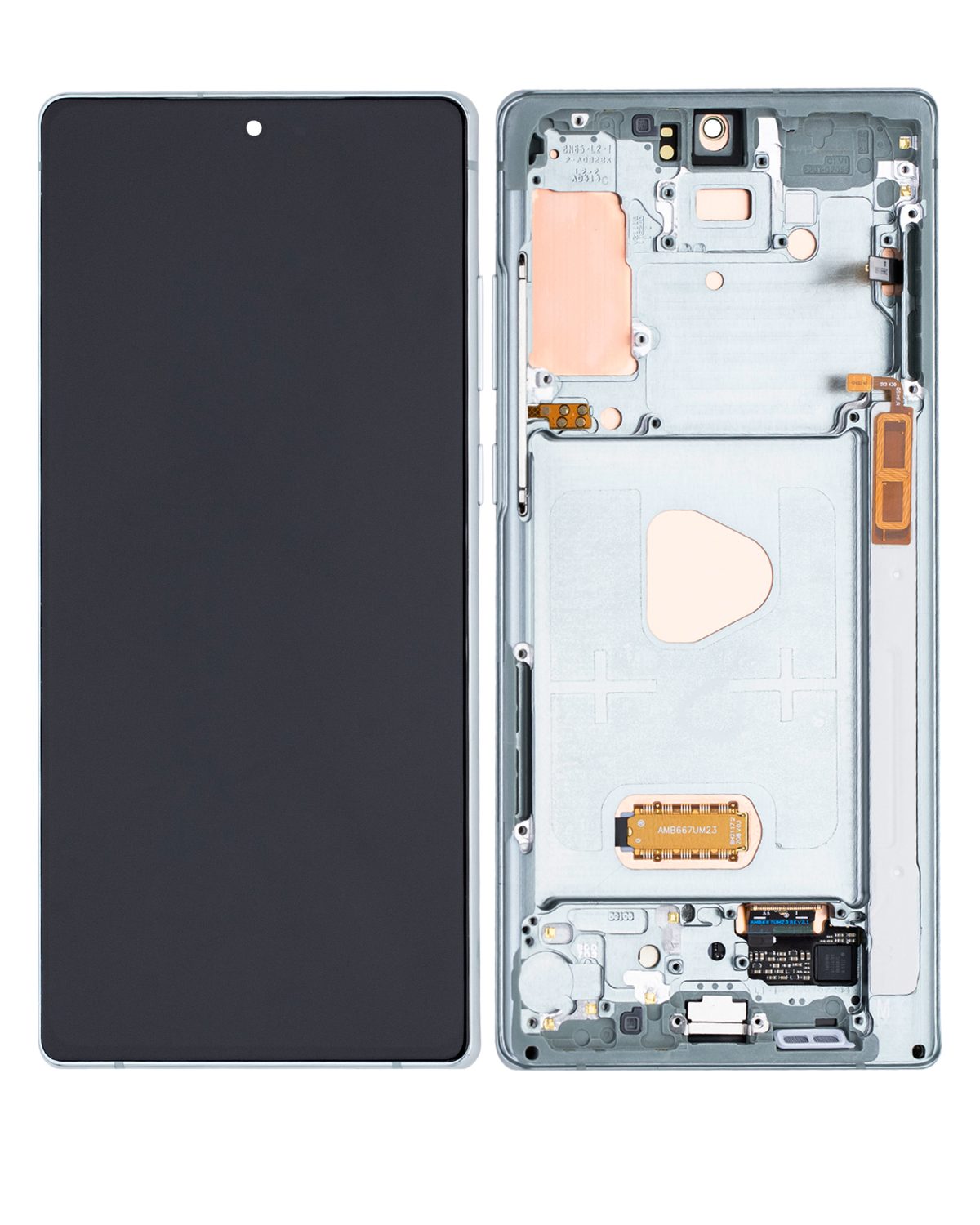 Samsung Galaxy Note 20 5G Orijinal (Gizemli Yeşil) İçin Çerçeveli ekran Orijinal Ekranı - Görsel 2