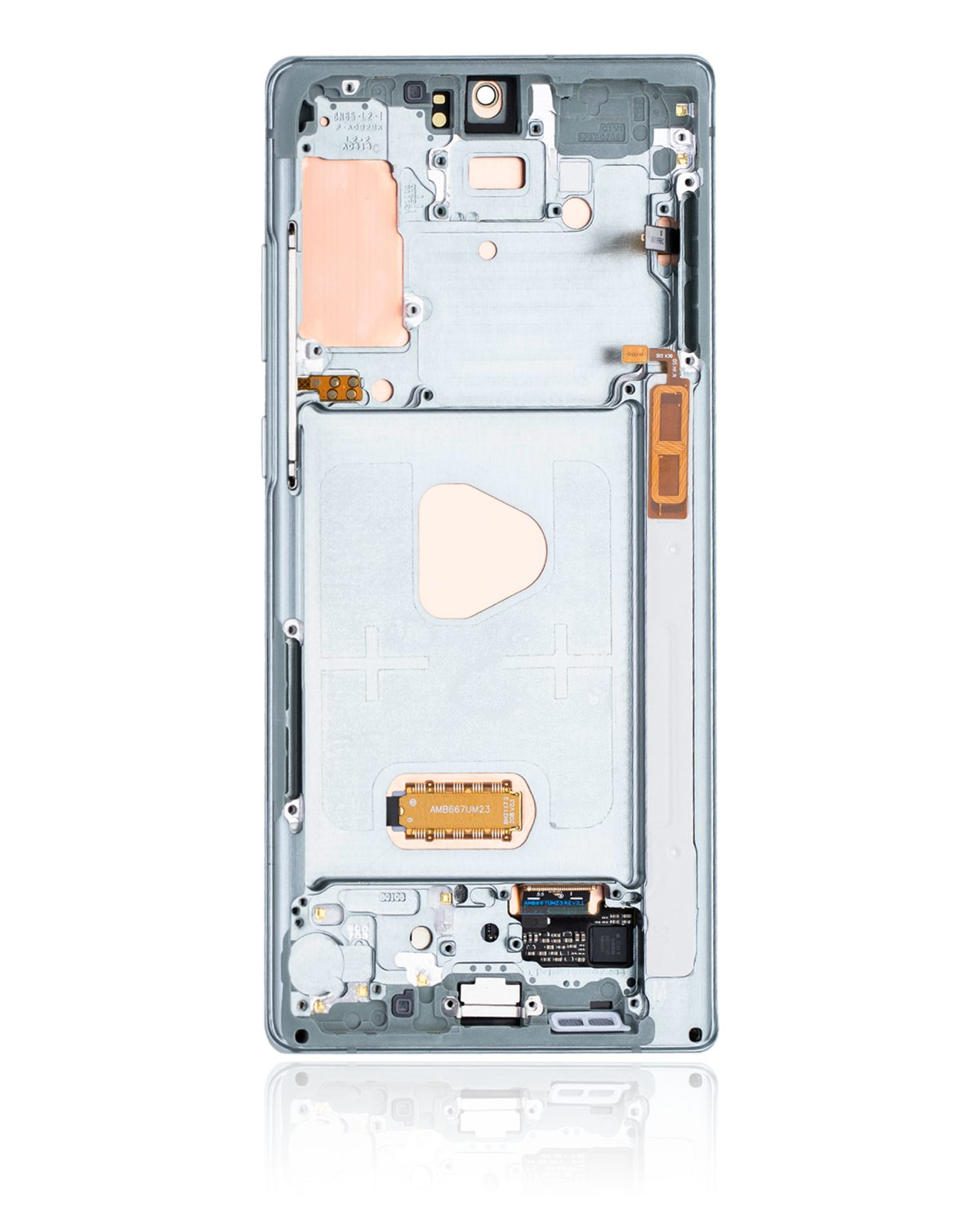 Samsung Galaxy Note 20 5G Orijinal (Gizemli Yeşil) İçin Çerçeveli ekran Orijinal Ekranı - Görsel 3
