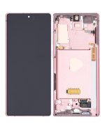 Samsung Galaxy Note 20 5G Orijinal (Mystic Bronze) İçin Çerçeveli ekran Orijinal Ekranı - Görsel 2