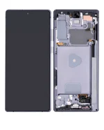Samsung Galaxy Note 20 5G (Service Pack) (Mystic Gray) İçin Çerçeveli ekran Orijinal Ekranı - Görsel 2