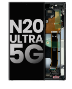 Samsung Galaxy Note 20 Ultra 5G İle Uyumlu Çerçeveli ekran Orijinal Ekranı (Kullanılmış OEM Çekme: Sınıf A) (Gizemli Siyah) - Görsel 3