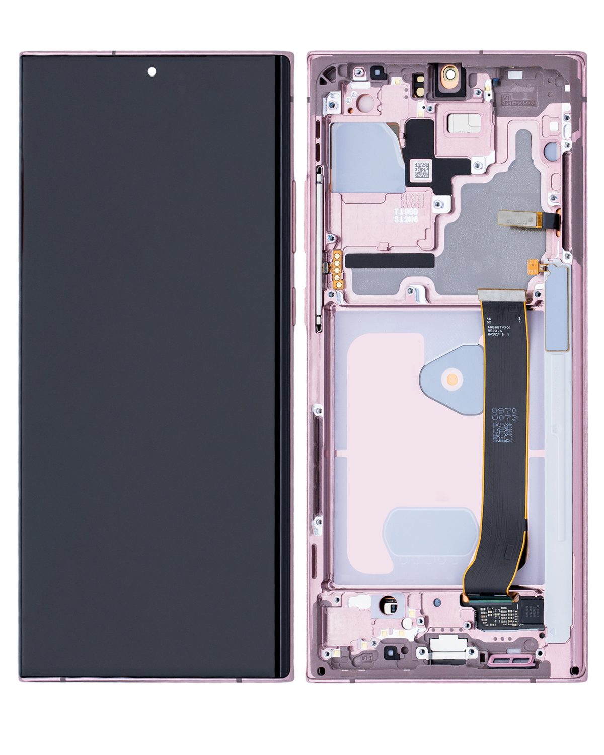 Samsung Galaxy Note 20 Ultra 5G Orijinal (Mystic Bronze) İçin Çerçeveli ekran Orijinal Ekranı - Görsel 2