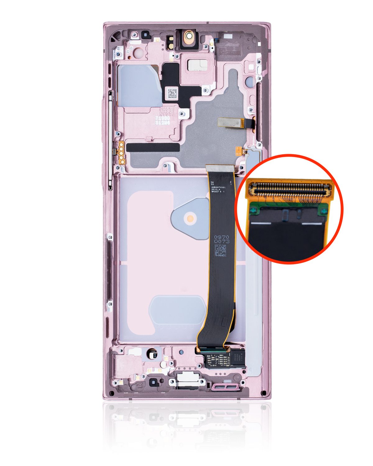 Samsung Galaxy Note 20 Ultra 5G Orijinal (Mystic Bronze) İçin Çerçeveli ekran Orijinal Ekranı - Görsel 3