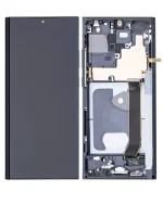 Samsung Galaxy Note 20 Ultra 5G (Service Pack) (Mystic Black) İçin Çerçeveli ekran Orijinal Ekranı - Görsel 2