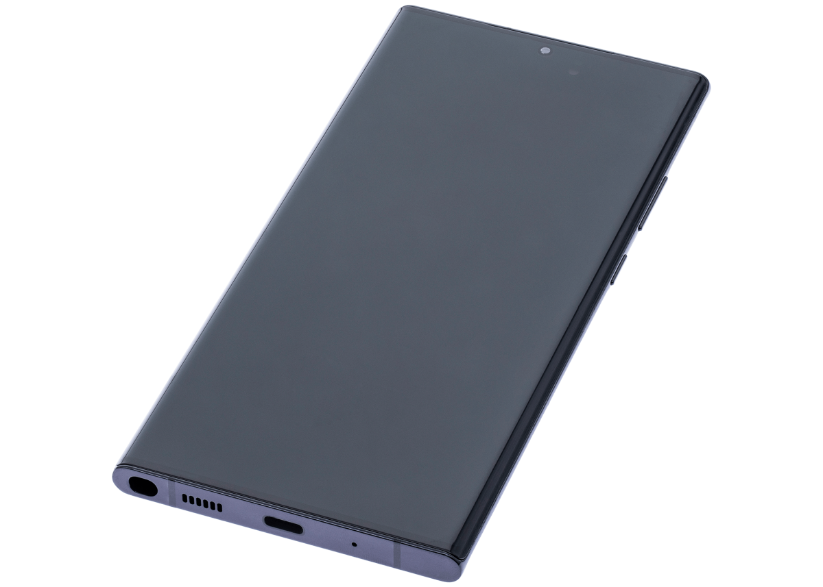 Samsung Galaxy Note 20 Ultra 5G Uyumlu Çerçeveli ekran OLED Ekranı(Aftermarket Plus) (Mystic Black) - Görsel 5
