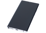 Samsung Galaxy Note 20 Ultra 5G Uyumlu Çerçeveli ekran OLED Ekranı(Aftermarket Plus) (Mystic White) - Görsel 5
