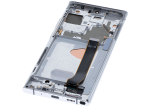 Samsung Galaxy Note 20 Ultra 5G Uyumlu Çerçeveli ekran OLED Ekranı(Aftermarket Plus) (Mystic White) - Görsel 6