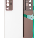 Samsung Galaxy Note 20 Ultra  Arka Kapak Camı Kamera Lensli (Gizemli Beyaz)