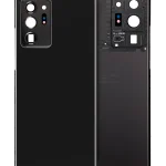 Samsung Galaxy Note 20 Ultra Arka Kapak Camı Kamera Lensli (Mystic Black)
