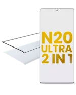 Samsung Galaxy Note 20 Ultra İle Uyumlu OCA Önceden Kurulu 2'si 1 Arada Ön Cam - Görsel 6
