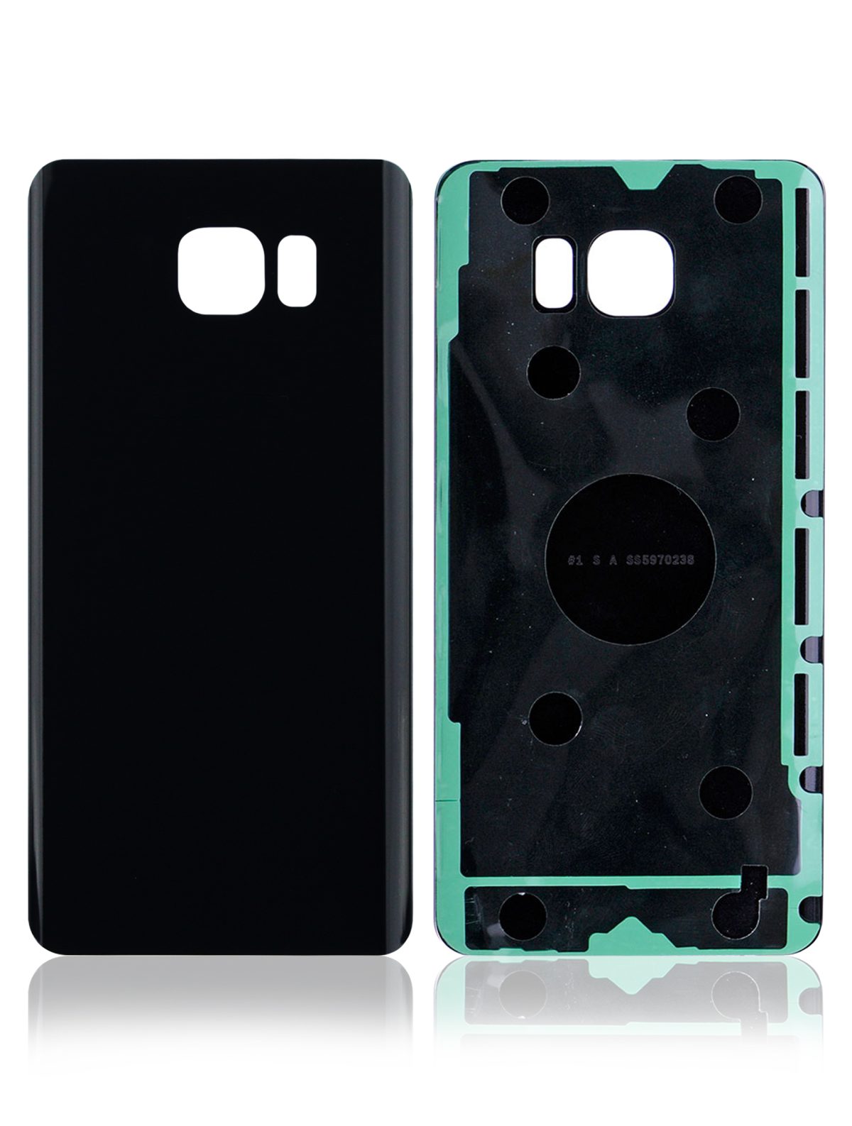 Samsung Galaxy Note 5 Arka Kapak Camı   (Aftermarket Plus) (Siyah Safir) - Görsel 4